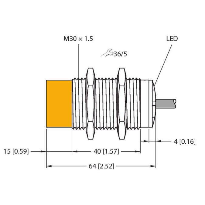 Індуктивний датчик TURCK NI15-M30-AD4X