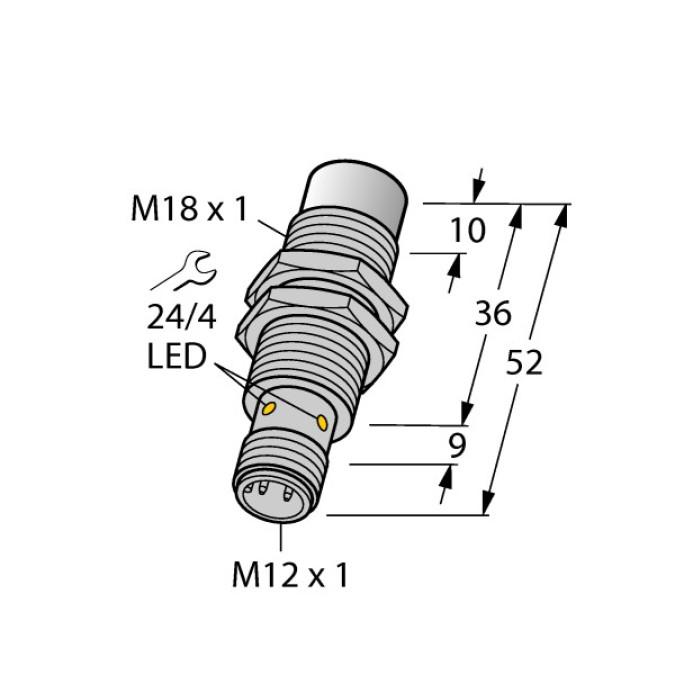 Індуктивний датчик TURCK NI15U-MT18-AN6X-H1141