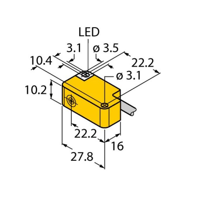 Індуктивний датчик TURCK BI2-Q10S-AP6X