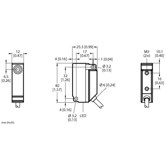 Індуктивний датчик TURCK NI4-Q12-AZ31X