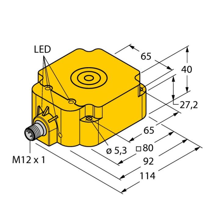 Індуктивний датчик TURCK NI75U-CP80-AP6X2-H1141