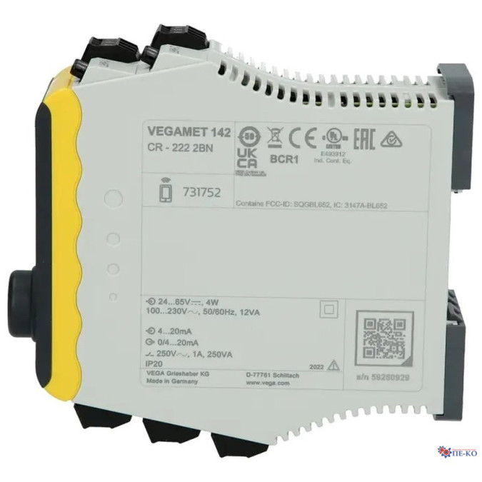 Контролер з дисплеєм для датчиків рівня VEGAMET 142 MET142.XXXX