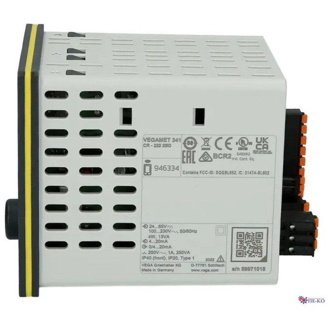 Контролер з дисплеєм для датчиків рівня VEGAMET 341 MET341.XXXXX