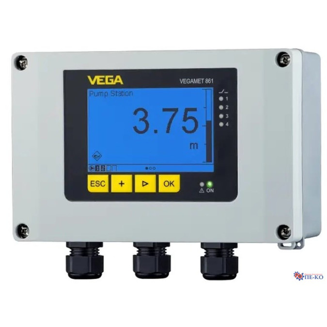 Контролер з дисплеєм для датчиків рівня VEGAMET 861 MET861.XXX1C