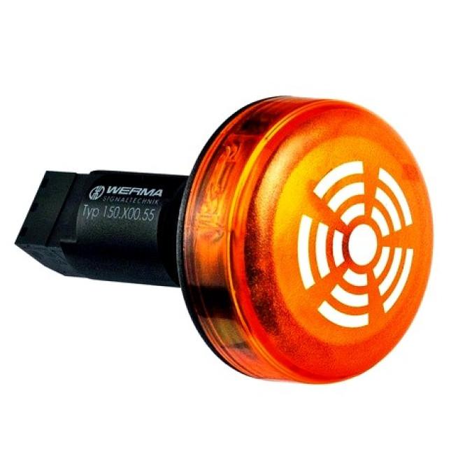 Однотональний світлозвуковий LED сигналізатор Werma 150.300.67