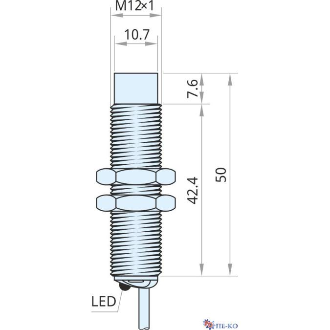 Індуктивний датчик Xecro ILT12-N8PC50-A2P