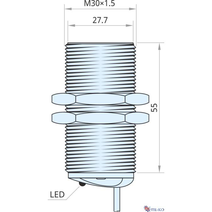 Індуктивний датчик Xecro IMF30-S10PC55-A2P