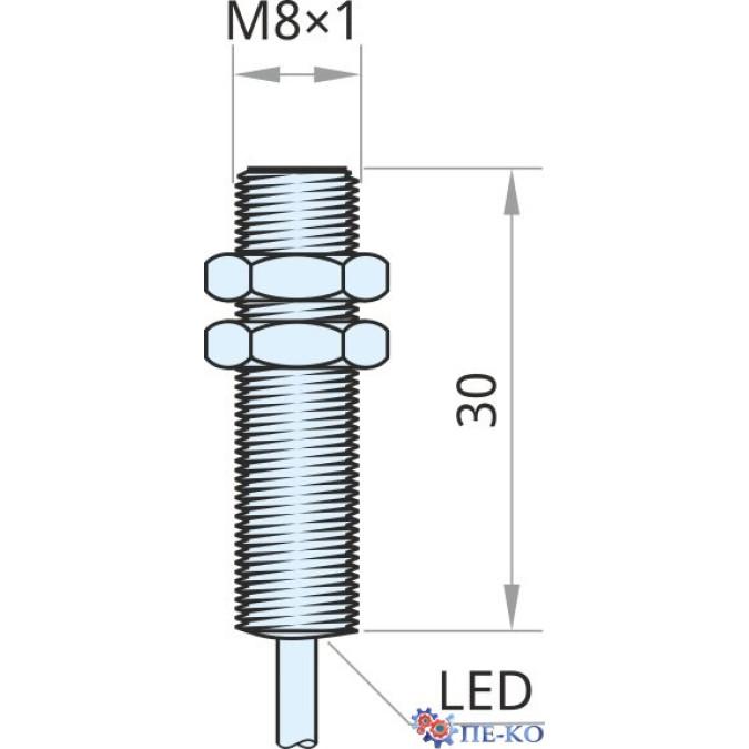 Індуктивний датчик Xecro IMF8-S2PO30-A2P