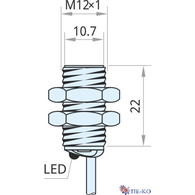 Індуктивний датчик Xecro IPS12-S4NO22-A2P