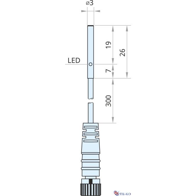 Індуктивний датчик Xecro IPSD3-S06PC26-3U8