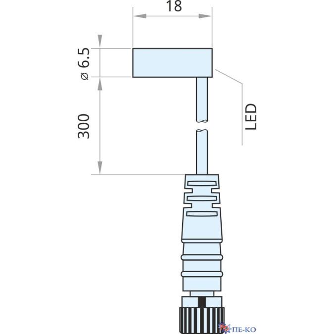 Індуктивний датчик Xecro IPSD6-S3NO18-R3U8