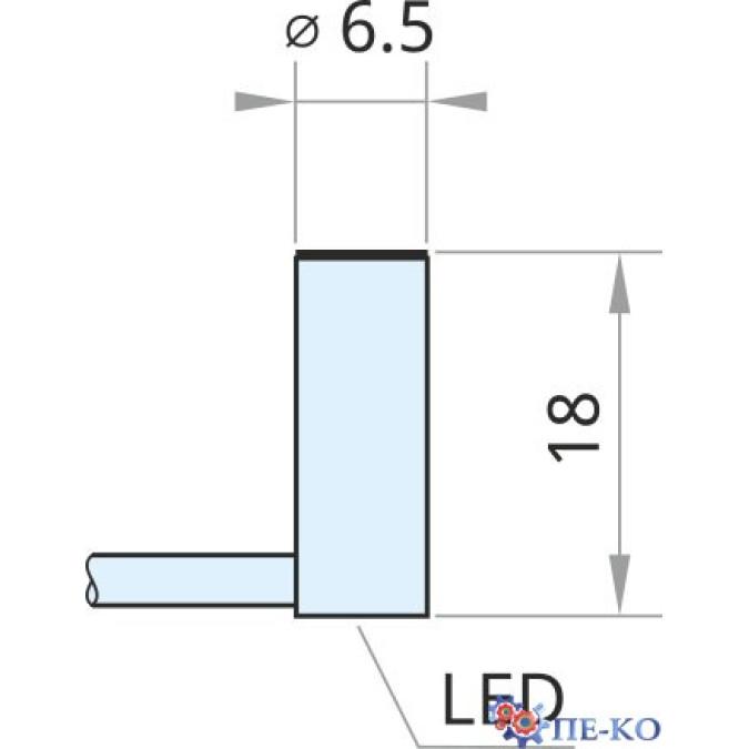 Індуктивний датчик Xecro IPSD6-S3PC18-RA2P