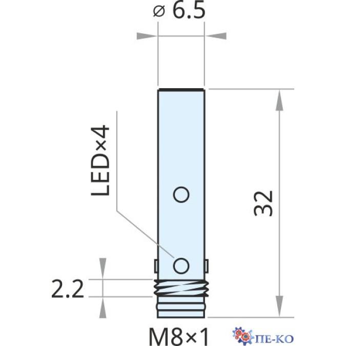 Індуктивний датчик Xecro IPSD6-S3PC32-A8