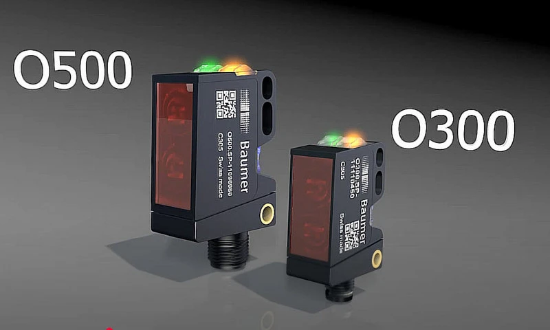 Оптичні датчики Baumer O300 та O500