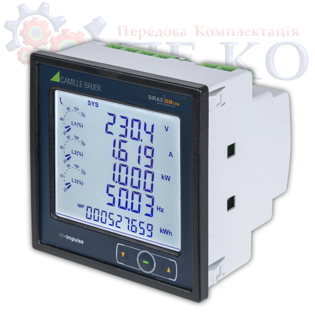 Багатофункціональний прилад для вимірювання потужності та контролю SIRAX BM1250