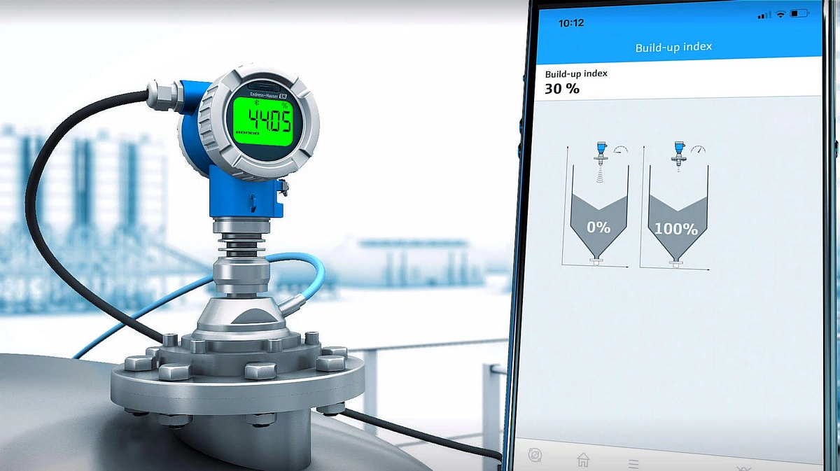 Радарні датчики рівня Endress+Hauser з Bluetooth