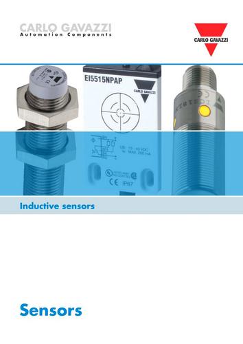 Завантажити каталог Індуктивні датчики Carlo Gavazzi