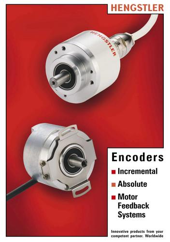 Завантажити каталог Інкрементальні та абсолютні енкодери Hengstler