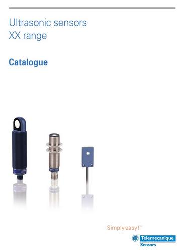 Завантажити каталог Ультразвукові датчики Telemecanique (Schneider)
